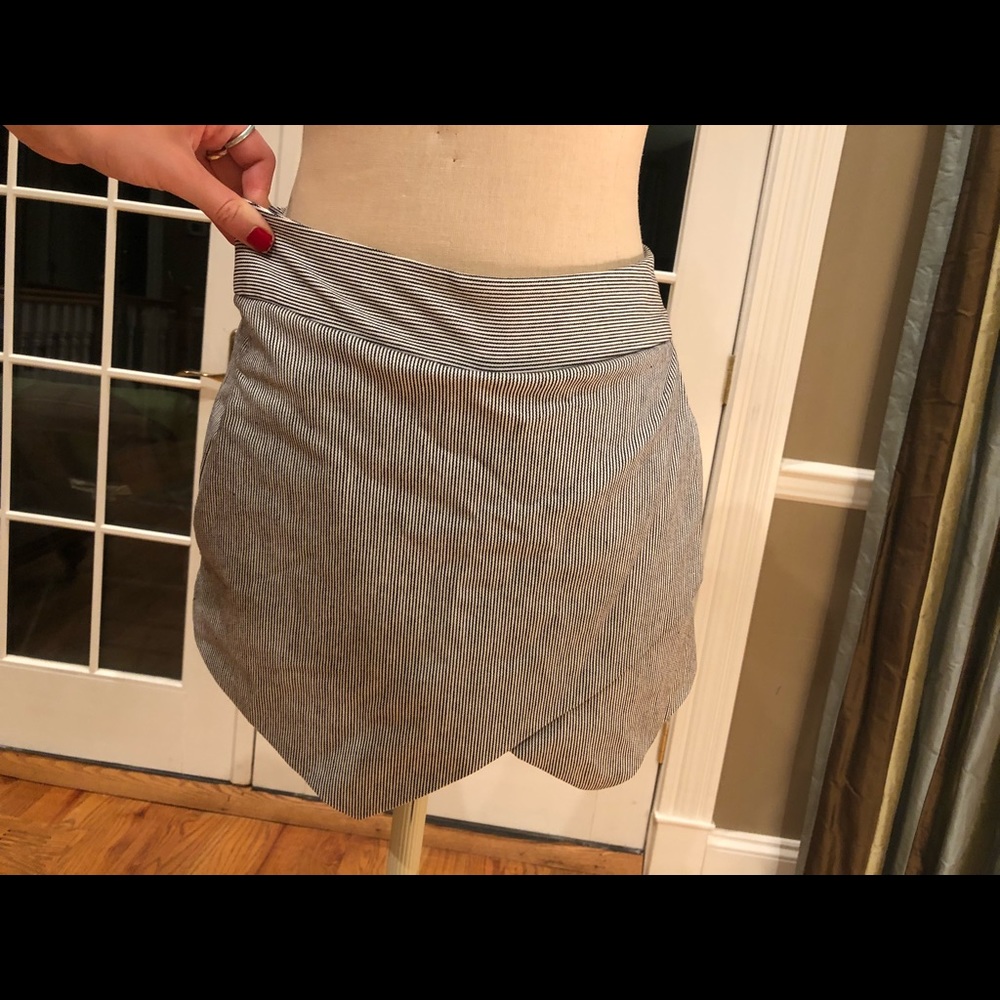 Aqua asymmetrical skort